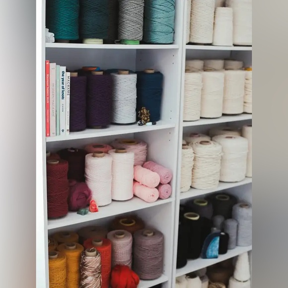 NEW: Macramé Feather-Weight Macrame Dangle 100%Cotton Earrings Every Color A…….. - Picture 7 of 16